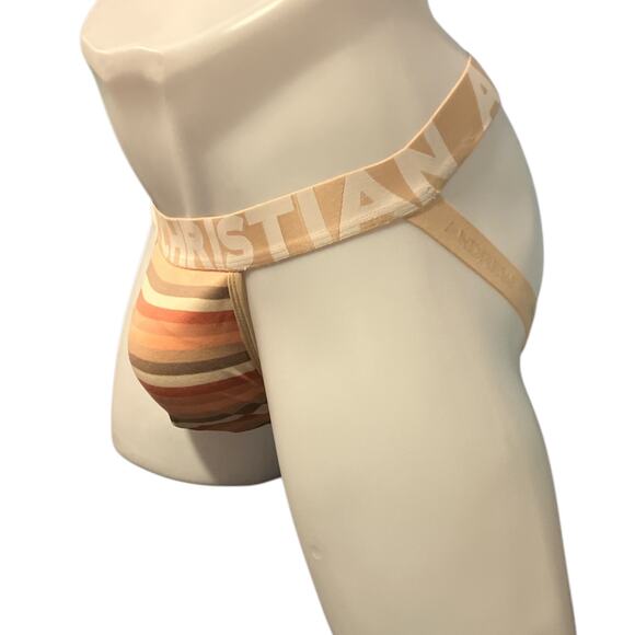 Andrew Christian Coachella Stripe Jock Multicolor Medium - Picture 2 of 7